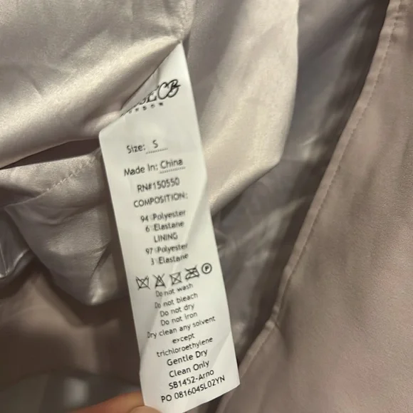 NWT House of CB Arno Waterfall Trench Coat
